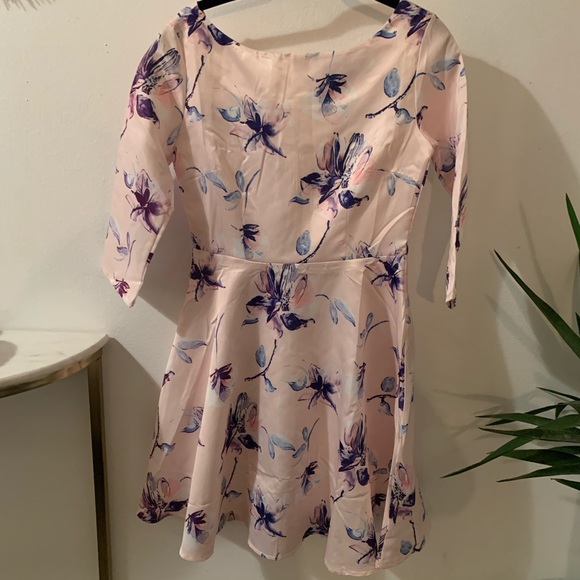 Vintage 100%silk Asian dress - Picture 2 of 3